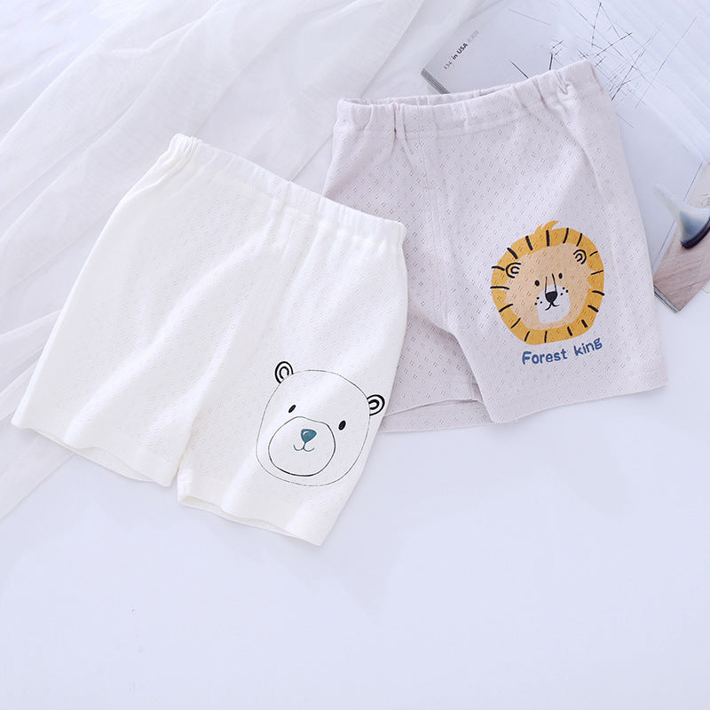 Thin Shorts Pure Cotton Class Breathing Mesh Breathable Children's Pants