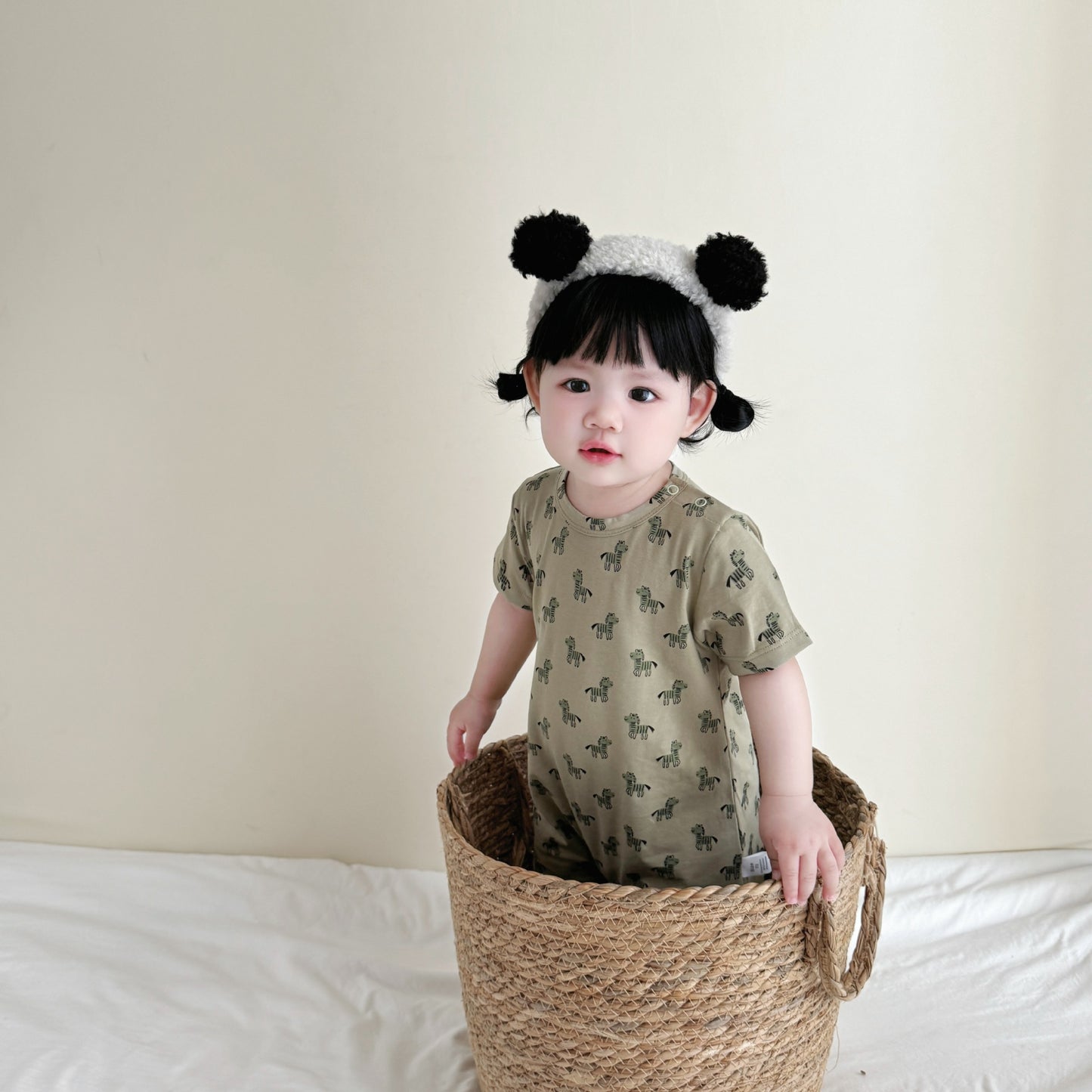 Jumpsuit Boy Fashionable Short Sleeve Romper Cartoon Super Class Jumpsuit, Climbing Suit