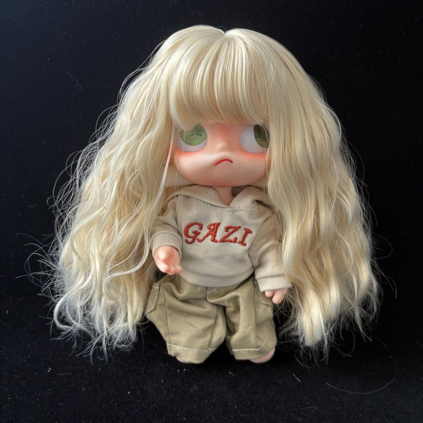 Sister Ga Zi Gingerbread Man Optional Bangs Long Curly Hair Cos Wig