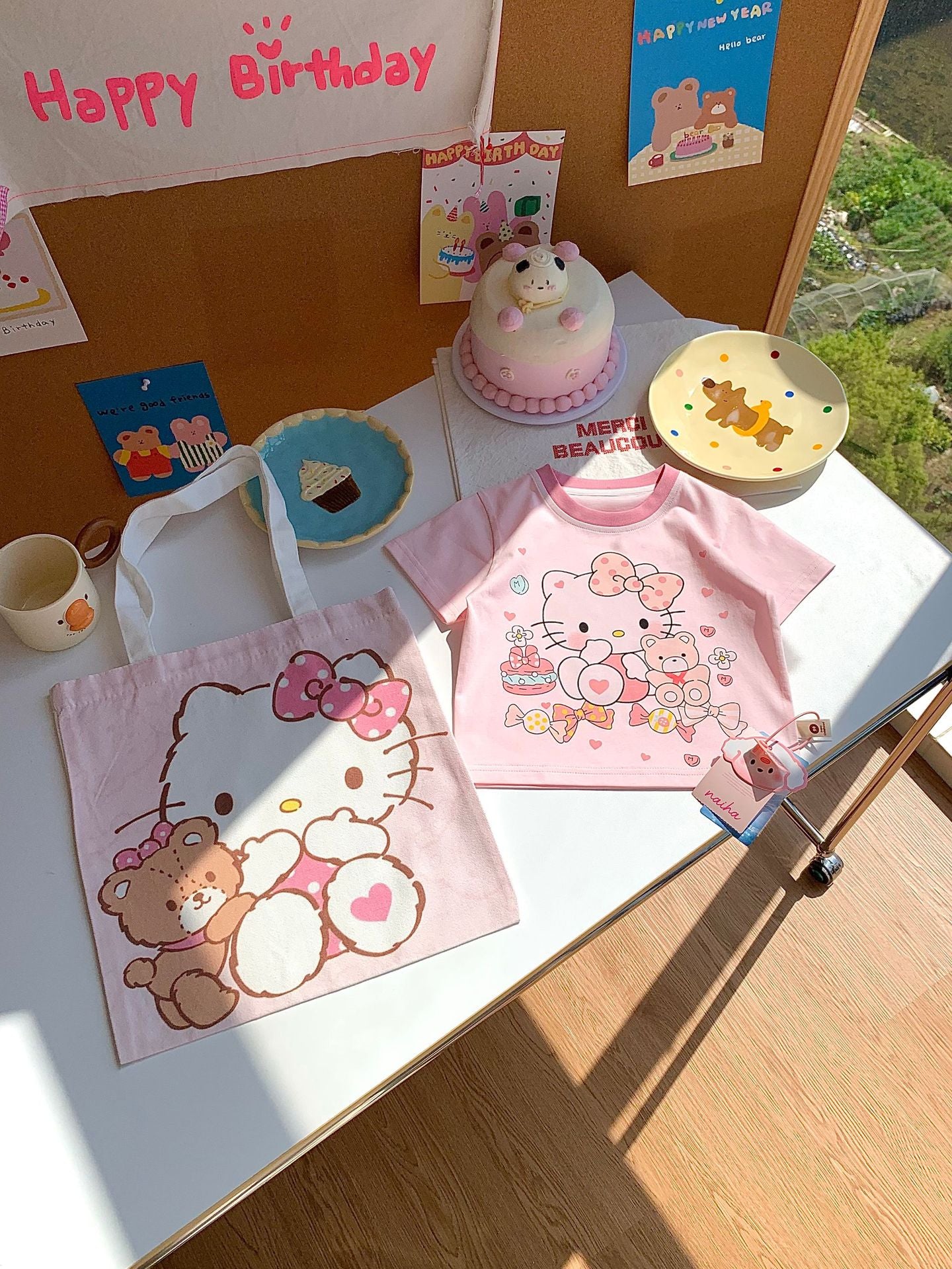 Children's Bag Summer Short Sleeve Cute Cartoon Printed Boys Korean Style Children's T-shirt