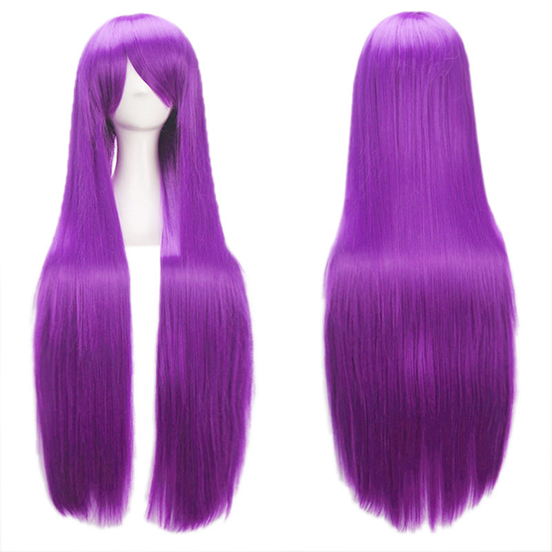 Classic Universal Color Hair Anime Fiber Long Straight Wig