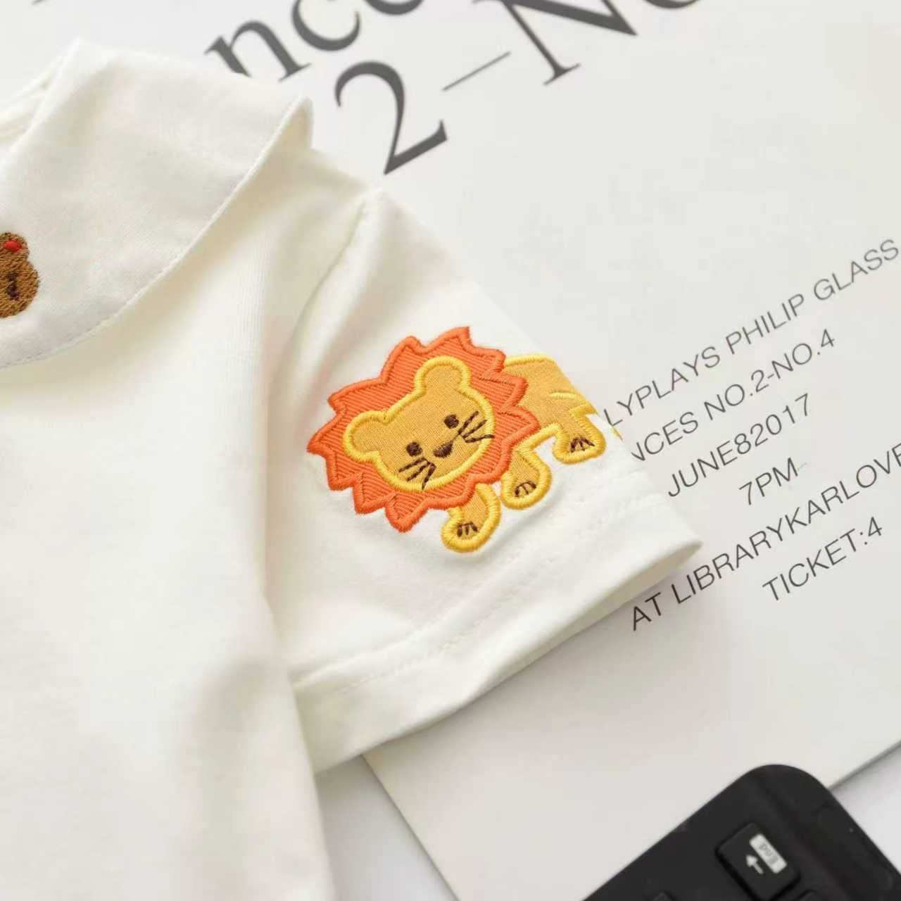 Children's Clothing Summer Bottoming Shirt Colorful Letters Navy Style Short-sleeved Children's T-shirt