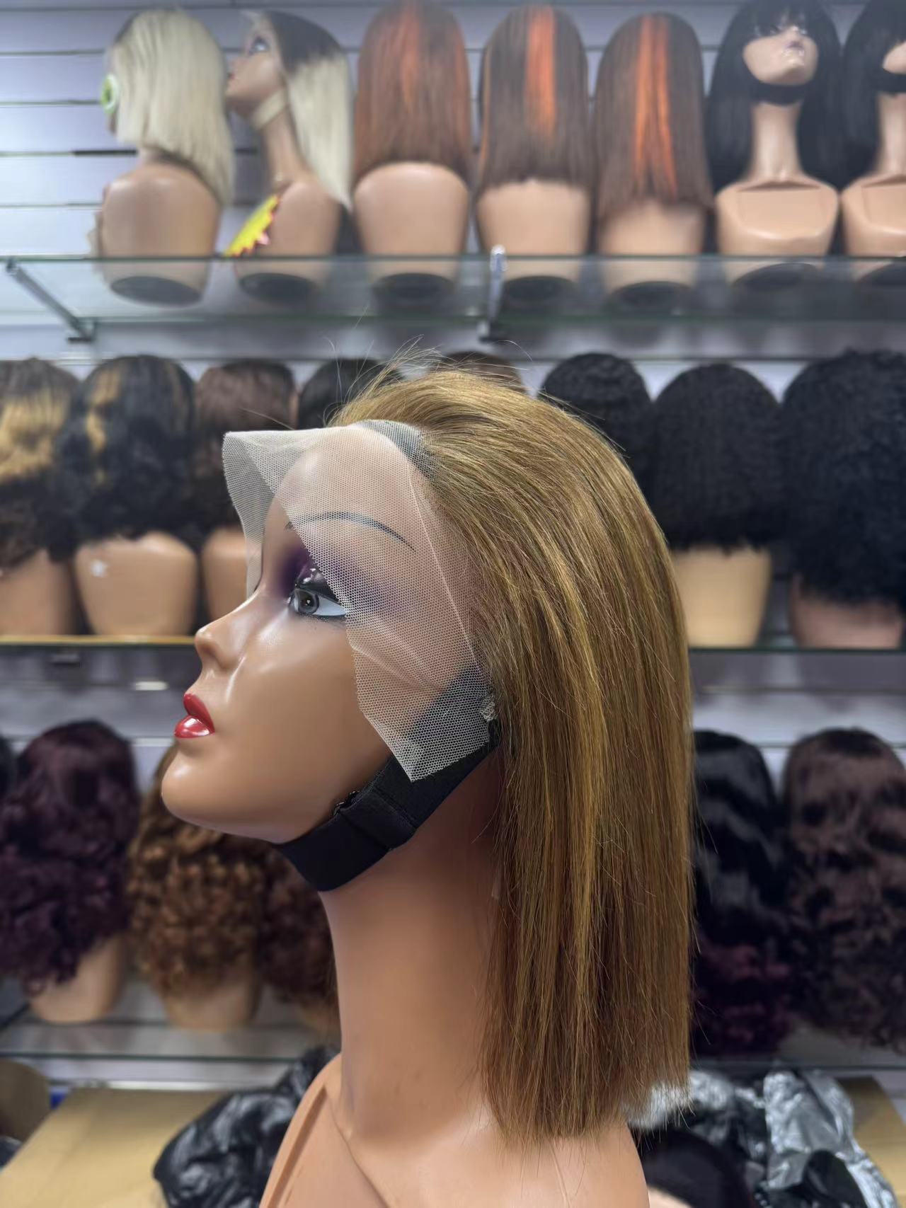 Fashion Popular Classy Innovative Bobo Human Real Hair Wig