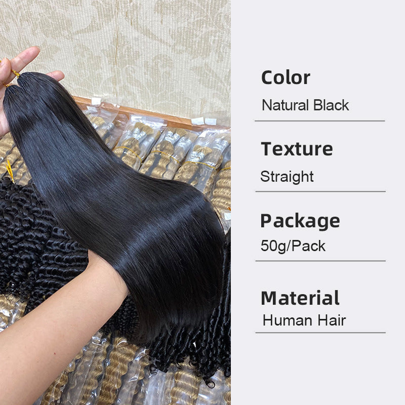 Stylish Fashion Beautiful Classy Crochet Human Real Hair Wig