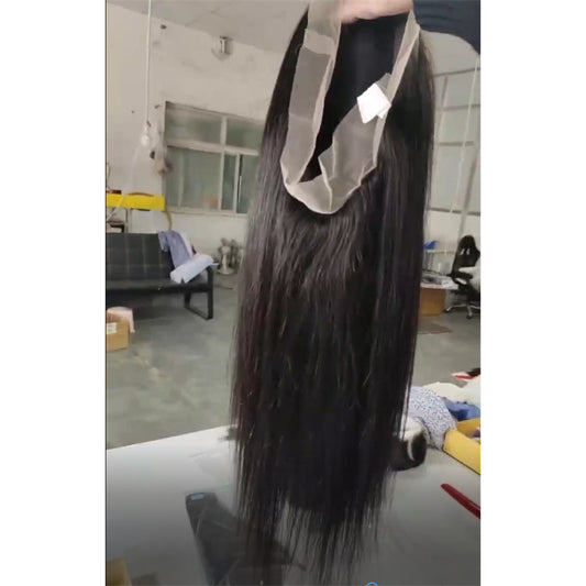 Casual Charming Popular Human Lace Hood Real Hair Wig