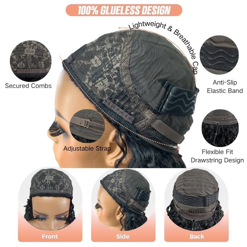 Classic Beautiful Charming Fashion Stylish Human Real Hair Wig
