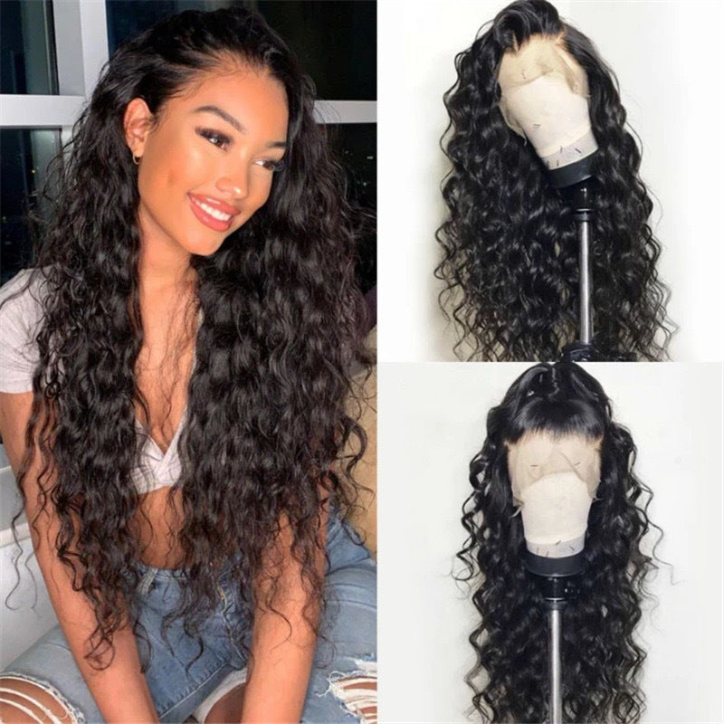 Fashion Front Lace African Small Volume Wound Tube Wig Long Curls
