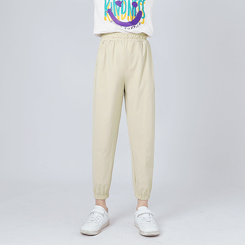 Children's Sports Anti Mosquito Medium Large Thin Children's Pants