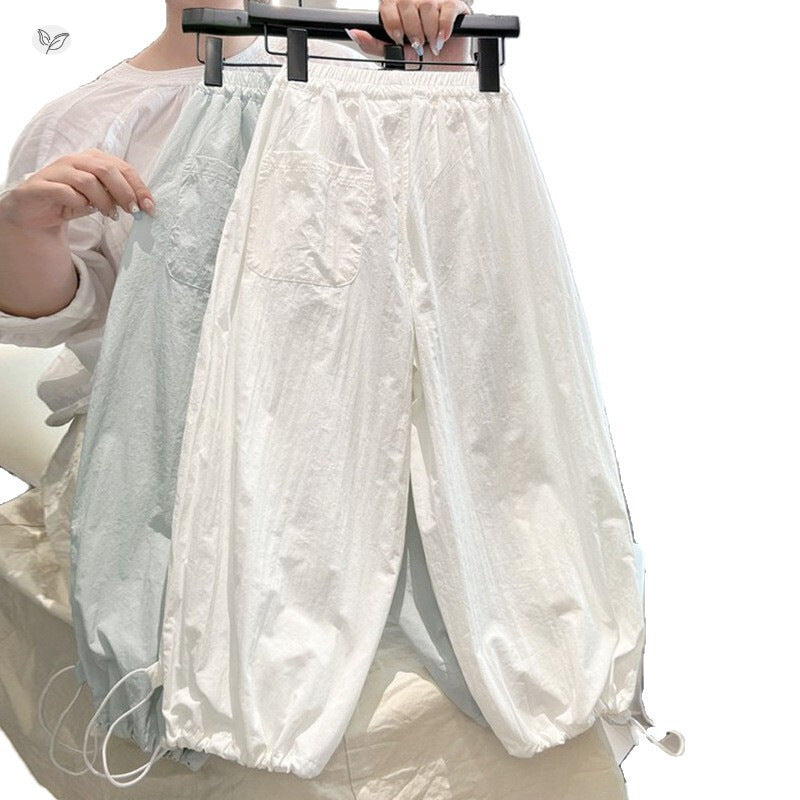 Women's & Men's Matchet Summer Thin Big Children's Pants