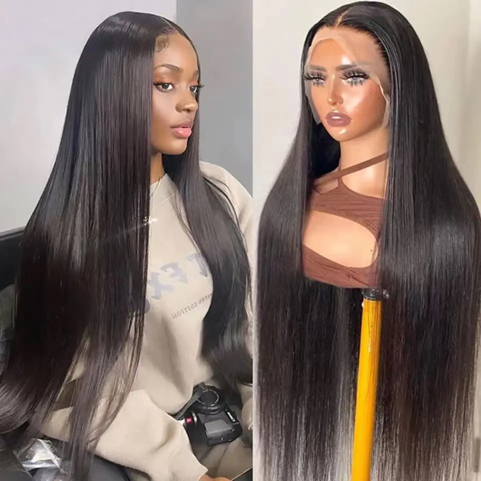 Women's Hair Lace Sheath Fiber Synthetic Wigs Long Straight Wig