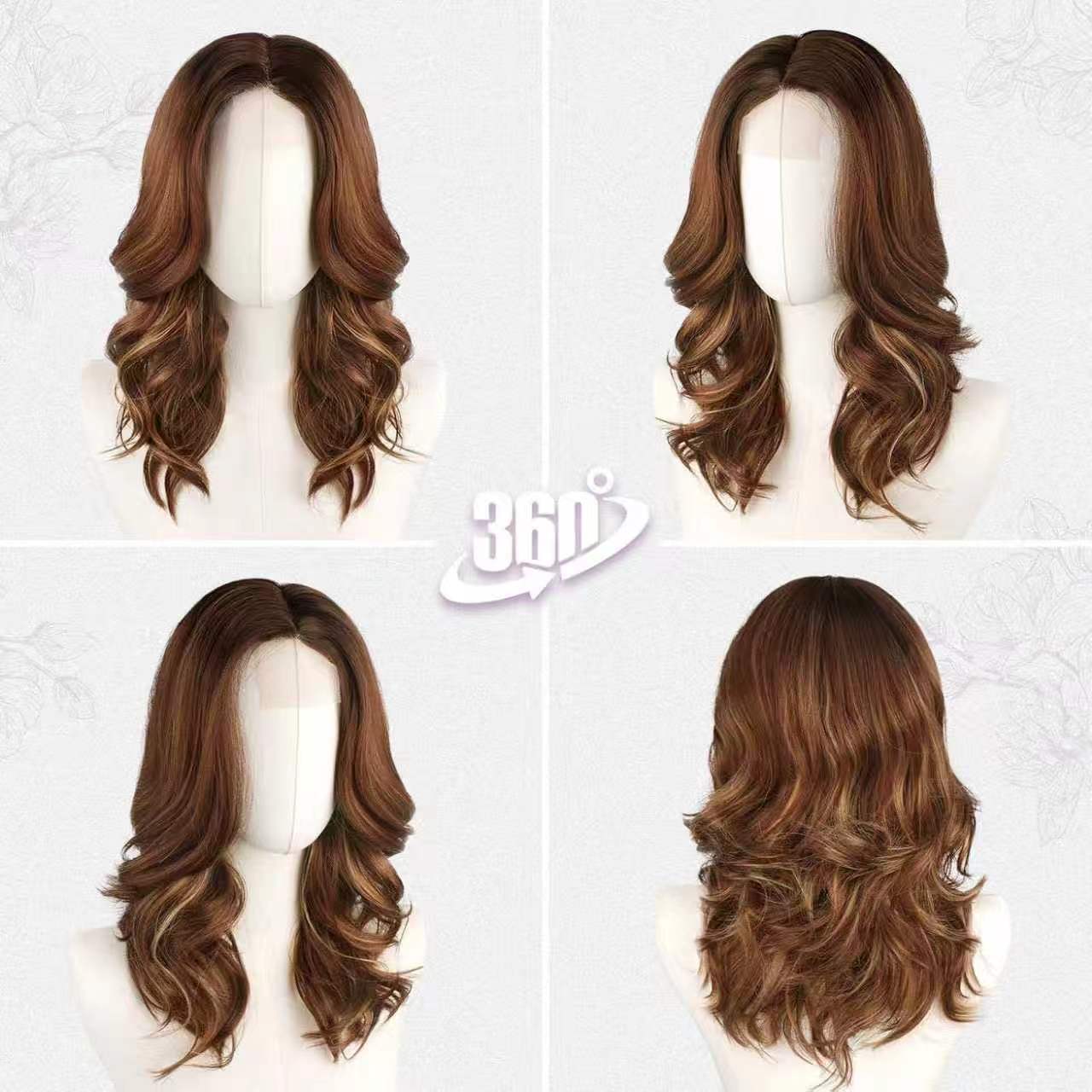 Unique Each Divided Into Fiber Batch Wig Short Curly Hair