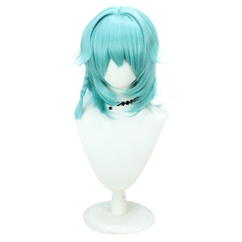 Line Puppy Skin Simulation Scalp Top Split Twist Braid Cos Wig