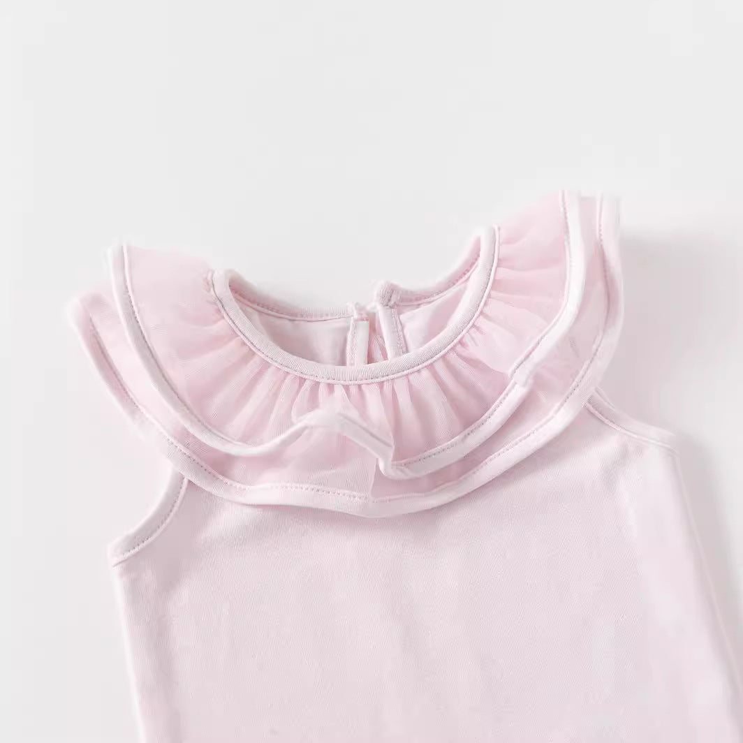 Summer Born Separated Top Culottes Princess Full Jumpsuit, Climbing Suit
