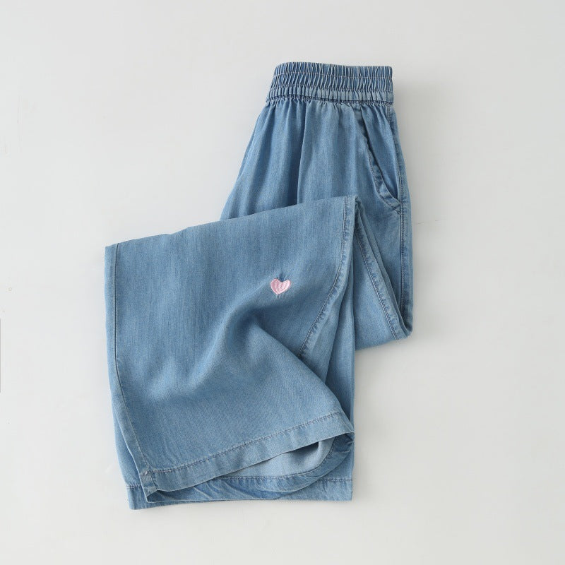 Children's Summer Thin Older Clothes Straight Imitation Children's Pants