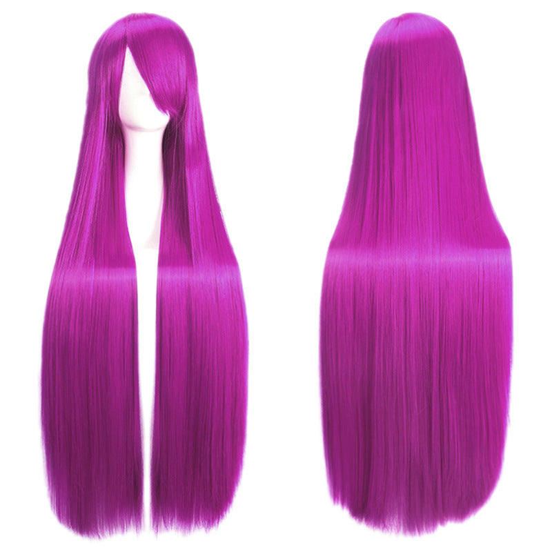 Classic Universal Color Hair Anime Fiber Long Straight Wig