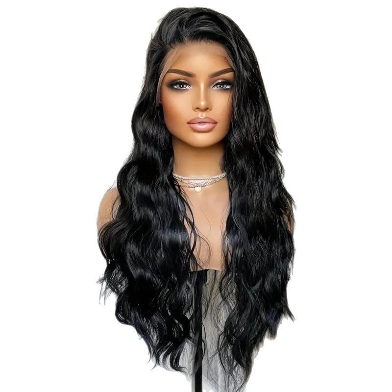 Curly Hair Side Split Front Lace Wig Long Curls