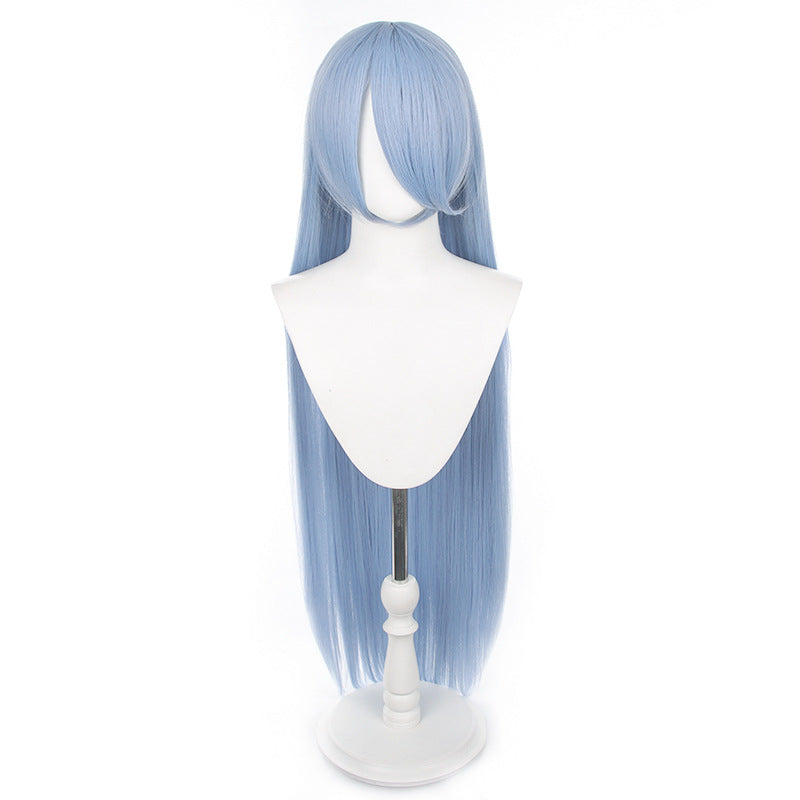 Universal Anime Long Straight Hair Mao Style Fiber Cos Wig