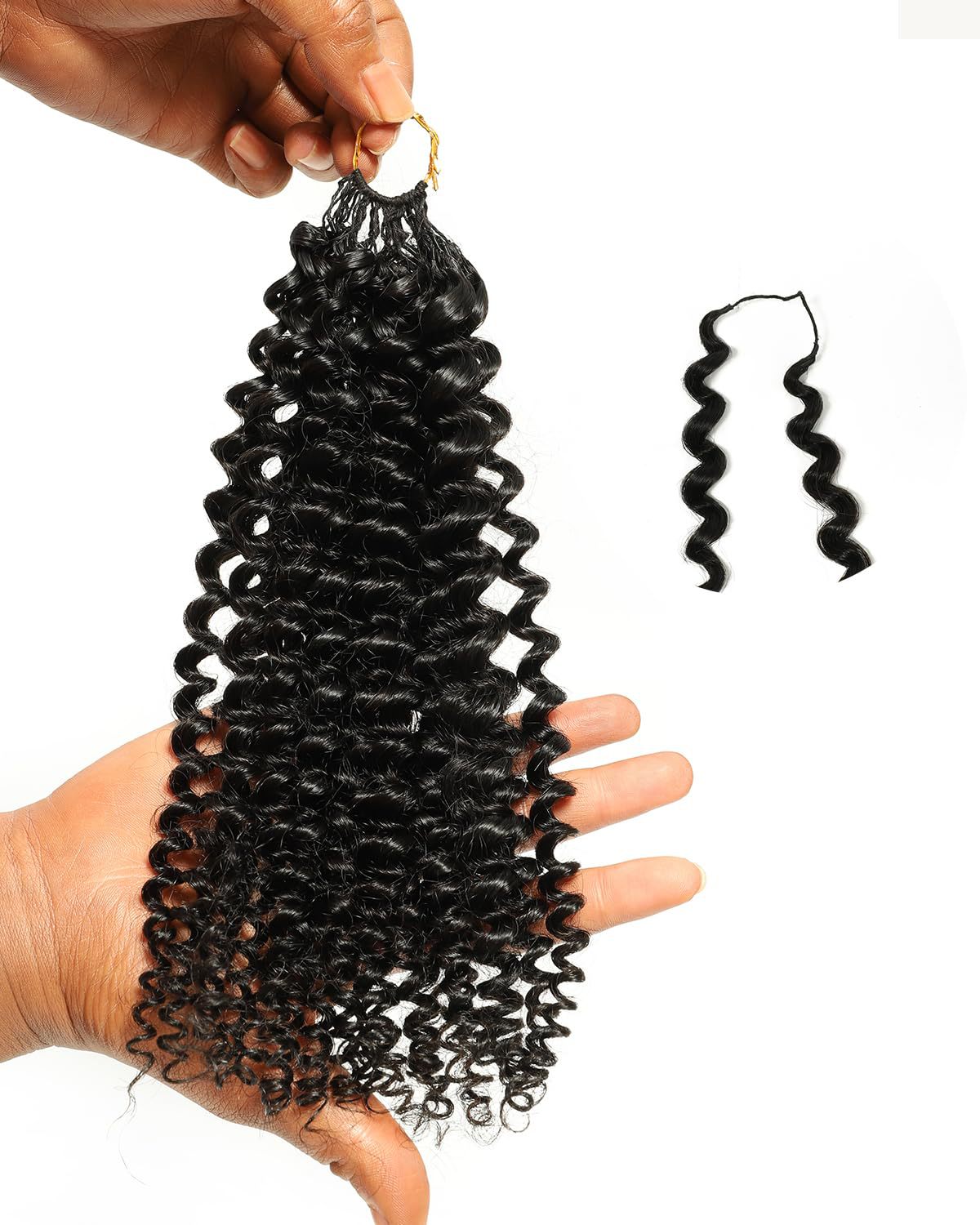 Feather Extension Qu Human Crochet Knotless Real Hair Wig