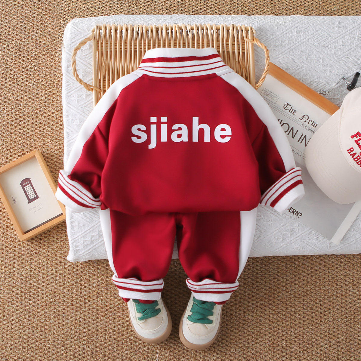 Fashion Autumn Western Style Long-sleeved Sports Children's Suit