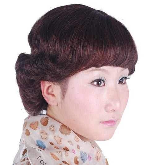 Innovative Whole Human Silk Fashion Lady Real Hair Wig