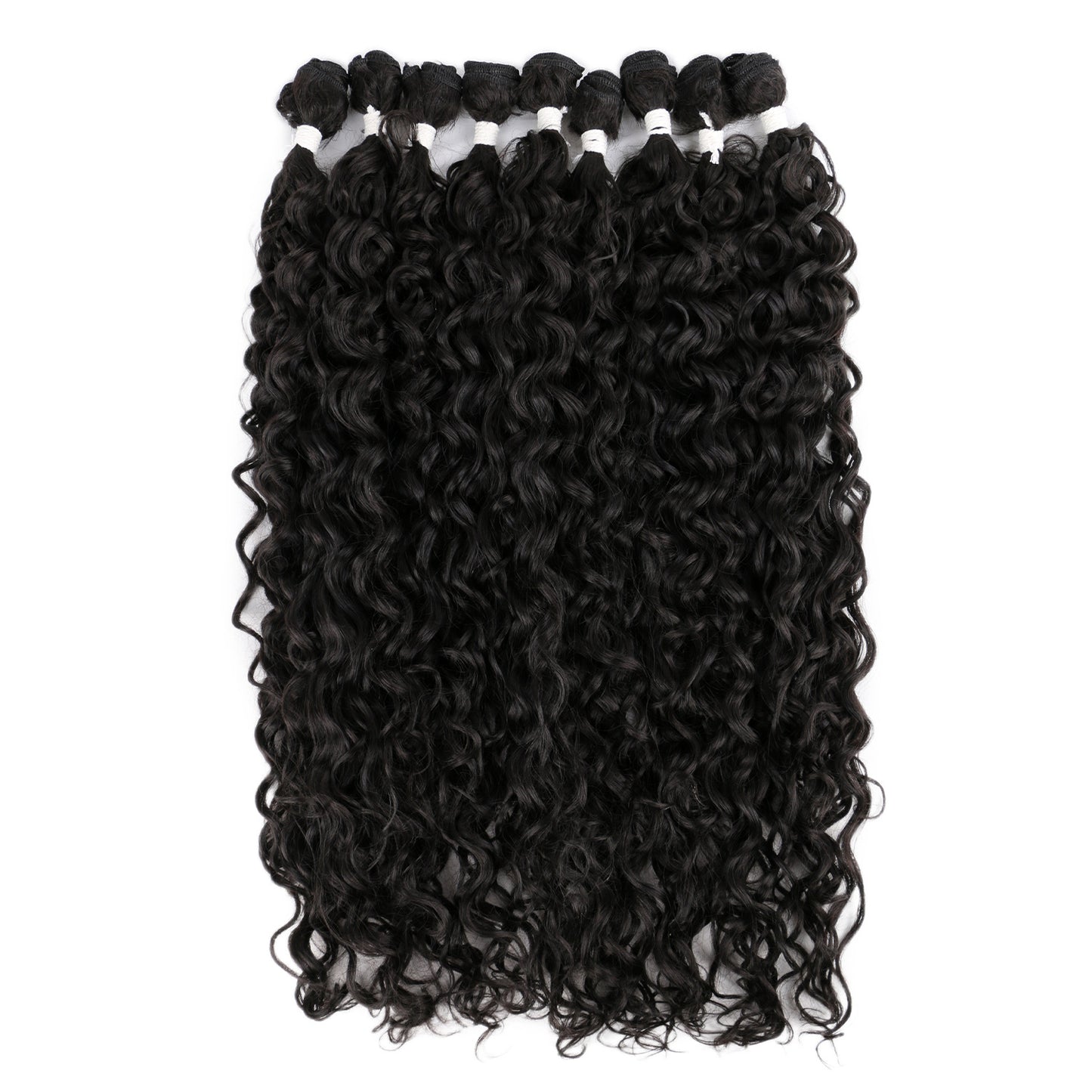 Small Volume Chemical Fiber Curly Weaving Wig Long Curls