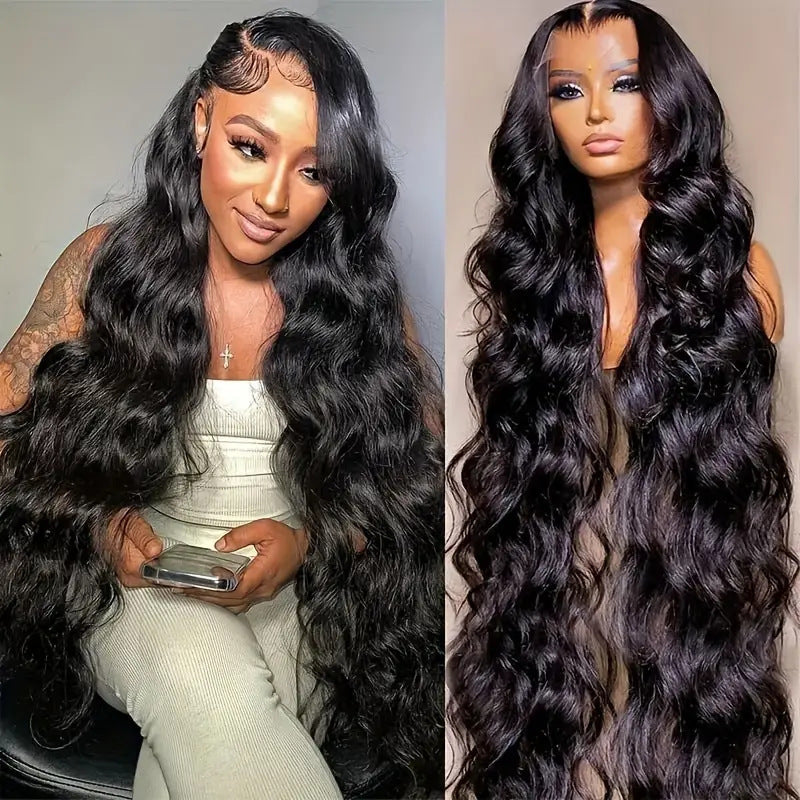 Golden Curly Hair Big Wave Front Lace Wig Long Curls