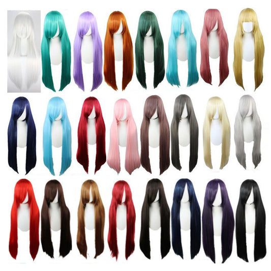 Cartoon Universal Mao Modeling Fiber Simulation Color Long Hair Silk Cos Wig