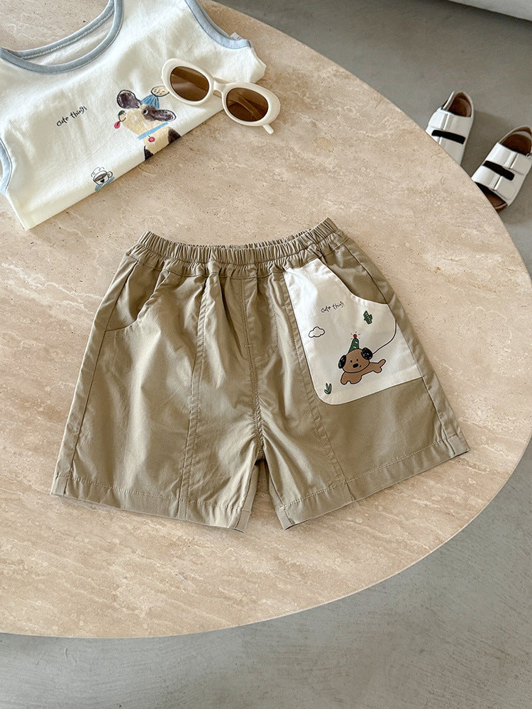 Children's Shorts Summer Thin Boy Clothing Outerwear Children's Pants