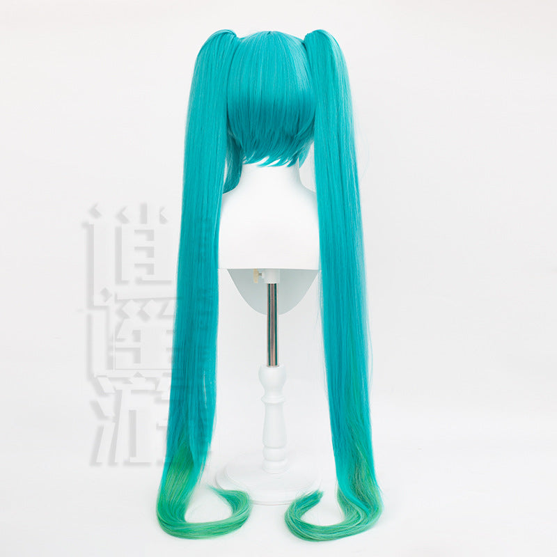 Tour Racing Jaws Clamp Pairs Ponytail Two-tone Gradient Cos Wig