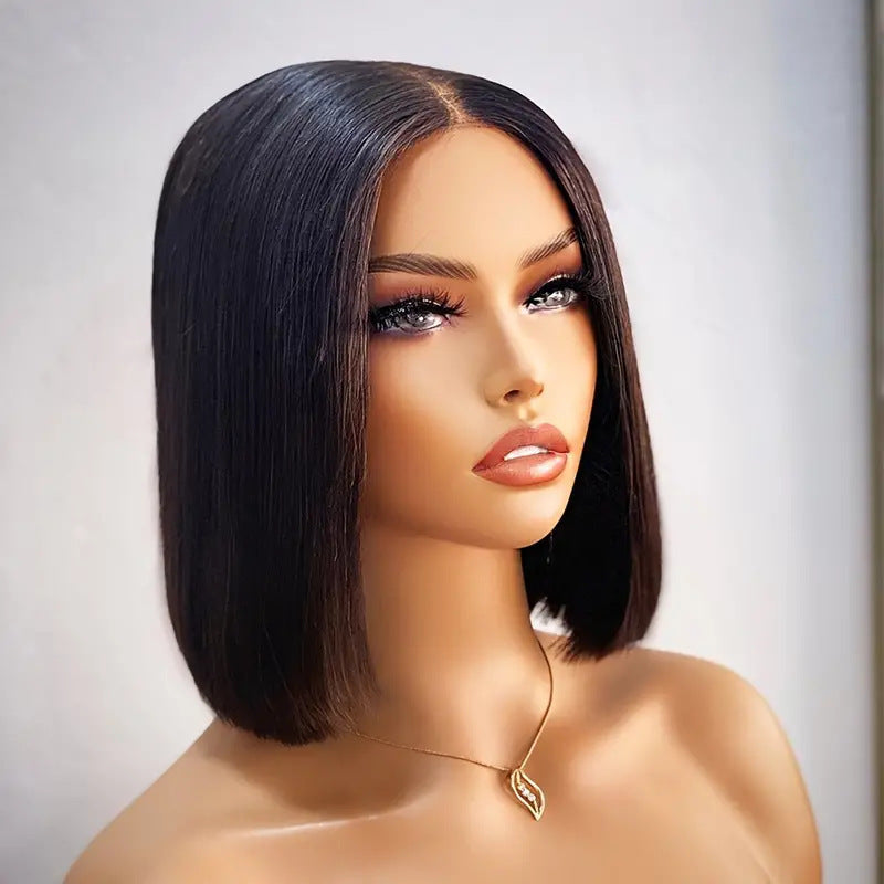 Innovative Stylish Women's Front Lace For Wig Short Straight Hair