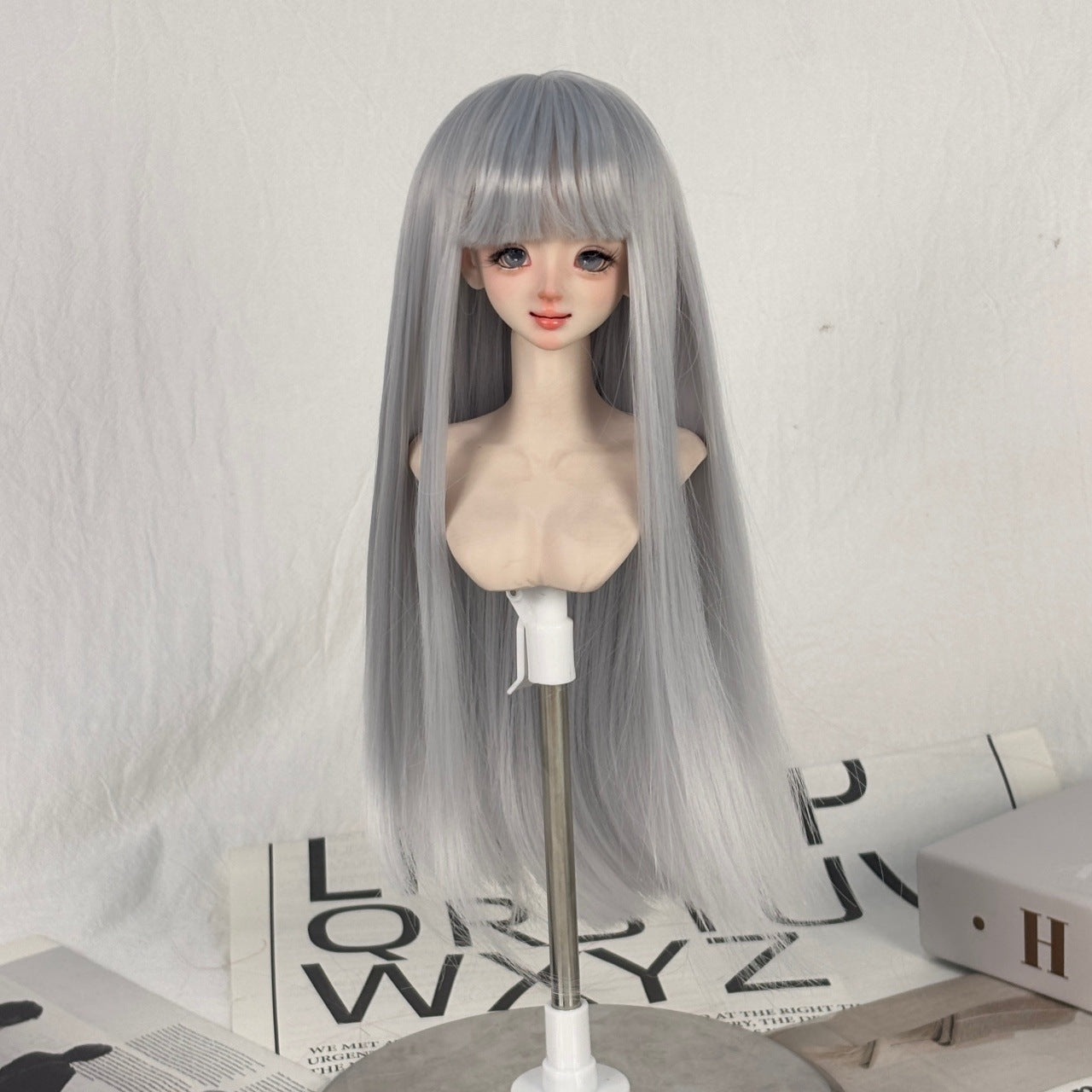 Bangs Long Straight Hair Points Fake Embryo Can Be Changed Cos Wig