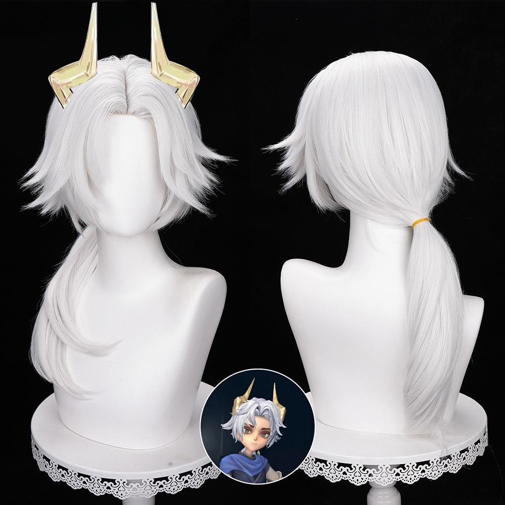 Supernatural Action Group Sier White Rose Cos Wig