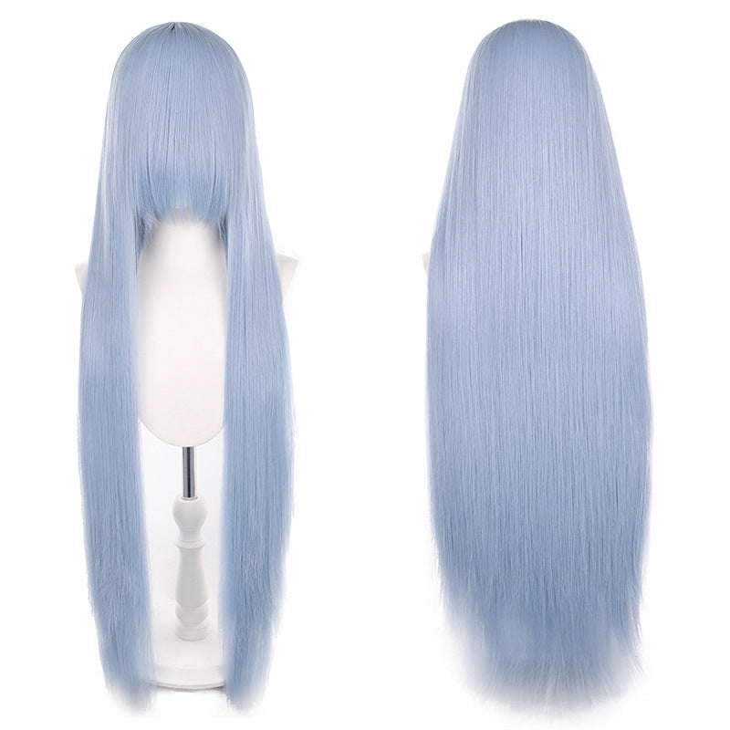 Mao Style Universal Scalp Head Long Bangs Cos Wig