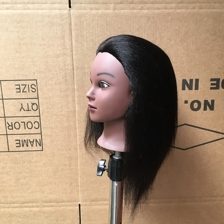 Editing Mannequin Head Black Real Hair Model African Other Wig