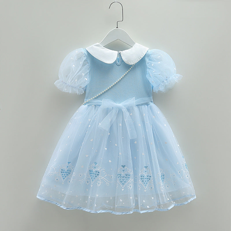 Women's & Children's Princess Elsa Summer Fashionable Little Skirt Children's Dress