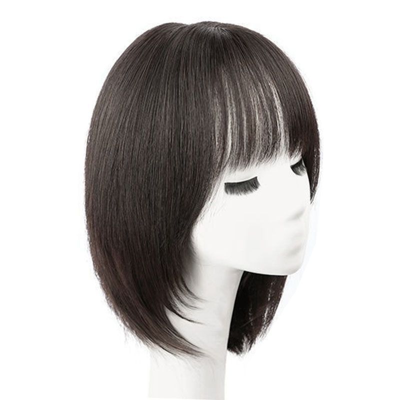 Women's Wave Natural Delivery Needle Big Scalp Wig Short Straight Hair