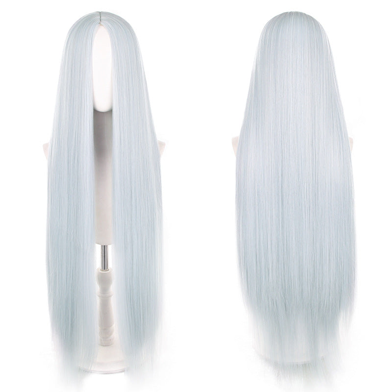 Mid-length Universal Long Straight Scalp Style Cos Wig