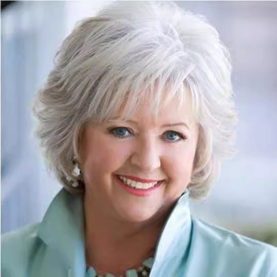 Glamorous Popular Classy Women's Fluffy Headgear Wig Short Curly Hair