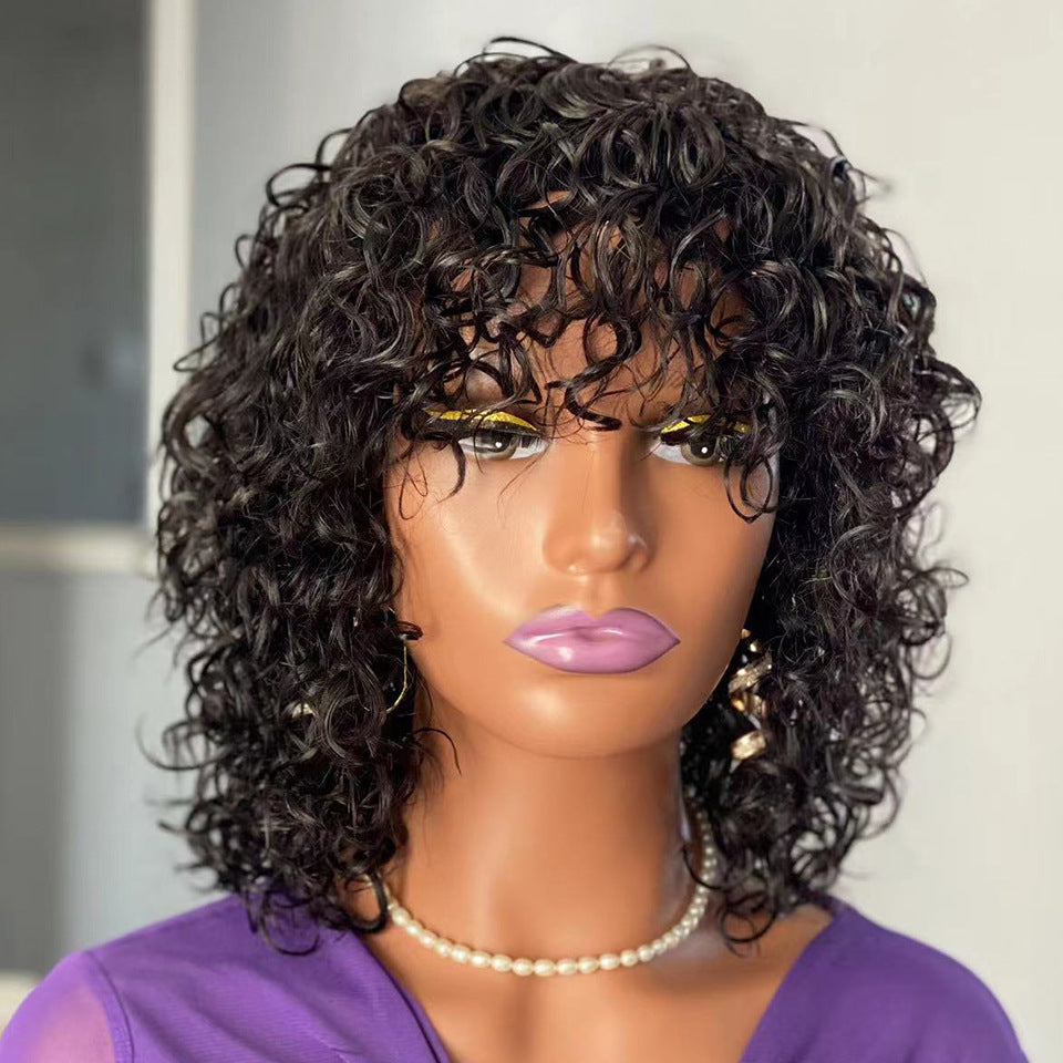 Charming Casual Stylish Innovative Creative Human Real Hair Wig