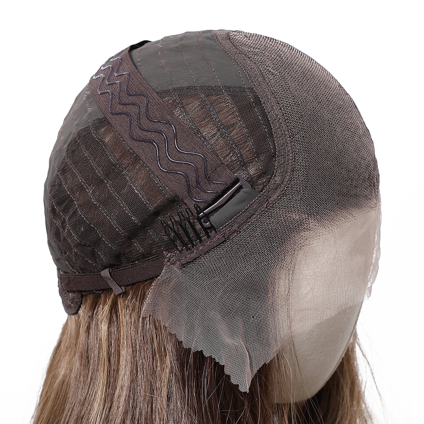 Women's For Can Be Divided Into Dark Brown Curly Hair At Wig Long Curls