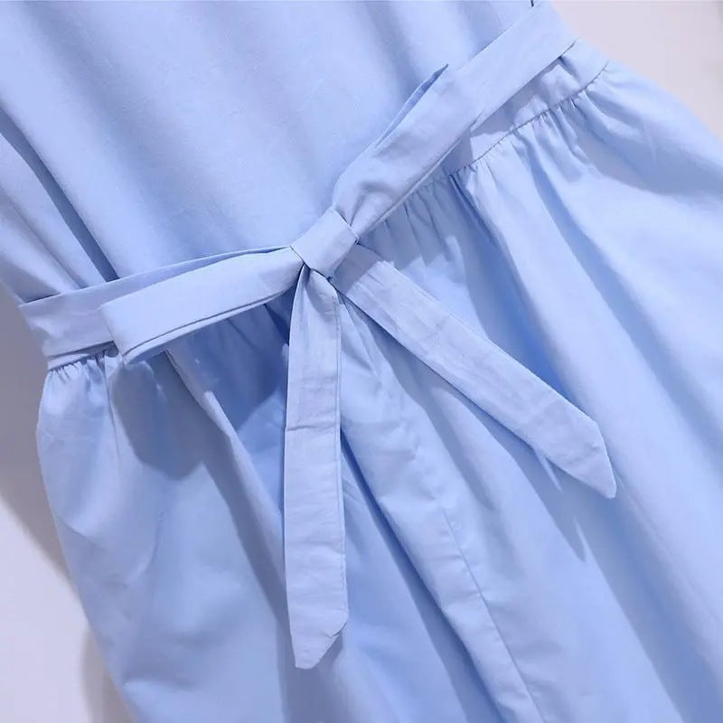 Children's Summer Western Style Fashion Thin Doll Collar Children's Dress