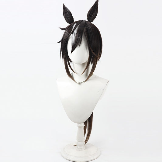 Free Man Horse Racing Golden Journey Cos Wig