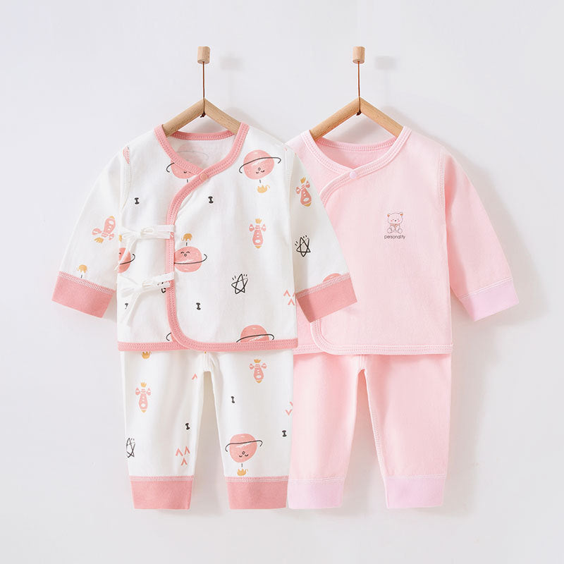 2 Sets Clothes For Babies Four Pure Cotton Class Children's Suit