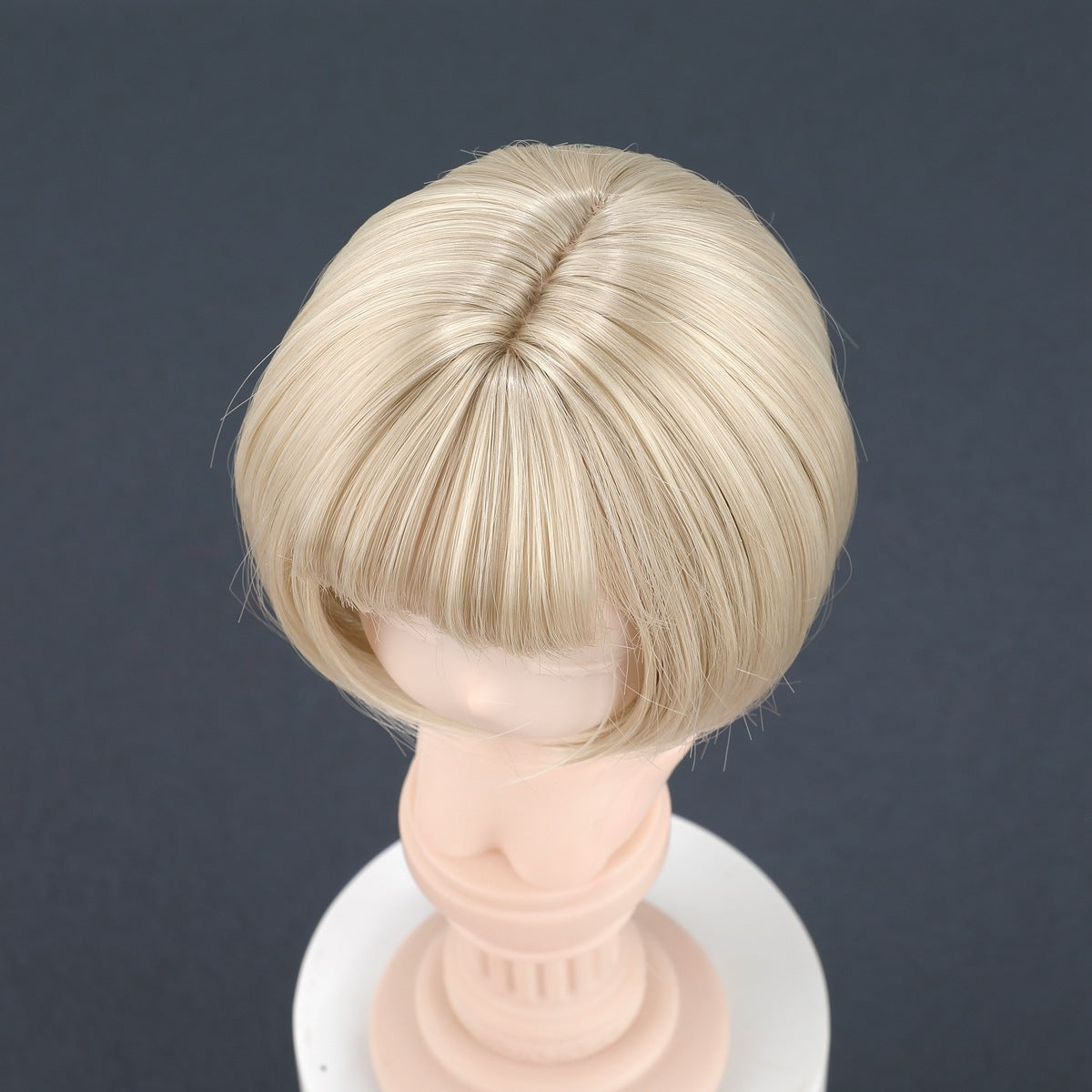 Doll Points Soft Silk Long Head Leather Tip Cos Wig