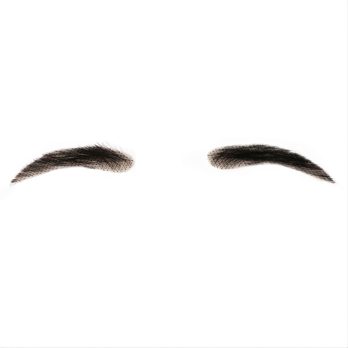 Human Simulation Fake Eyebrows Hand Woven Lace Invisible Natural Real Hair Wig