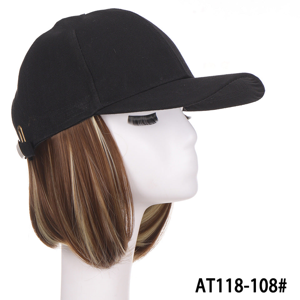 Women's Hat Short Hair One-piece Peaked Cap Summer Other Wig