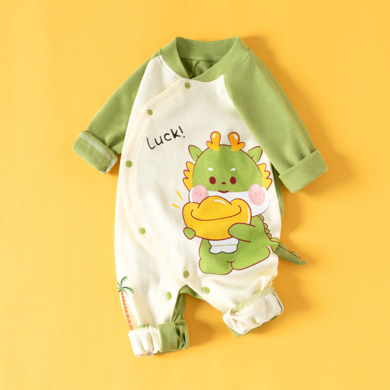 Yo-yo Jumpsuit Romper Cotton Long Sleeve Toddler Jumpsuit, Climbing Suit