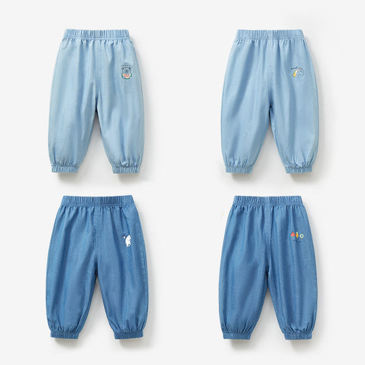 Children's Summer Thin Jeans Toddler Clothing Trousers Children's Pants