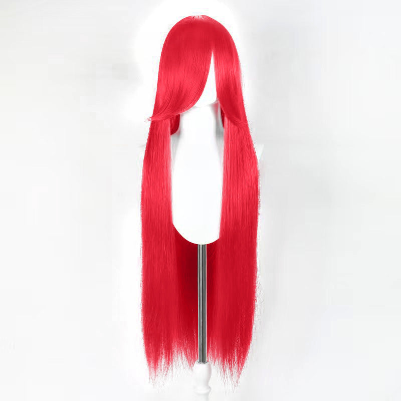 Straight Hair Rose Internal Net Simulation Scalp Secondary Element Cos Wig