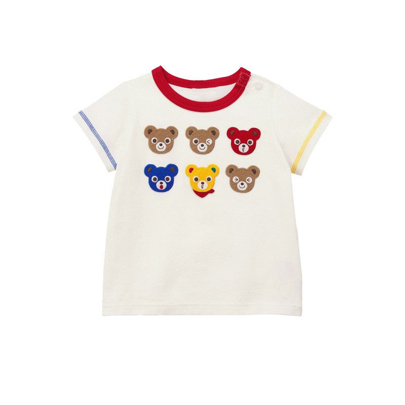 Children's Clothing Summer Short Sleeve Cartoon Bear Rabbit Children's T-shirt